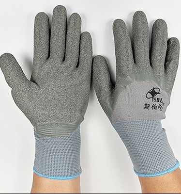 Nylon latex gloves