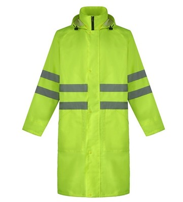 Reflective raincoat