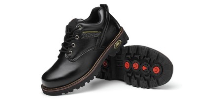 100% cow leather safety shoes